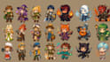 custom pixel art tileset top down pixel sprite sheet pixel tilemap  game asset