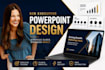 design, redesign b2b executive powerpoint design