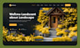 design a landscaping hardscaping or lawn care website