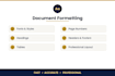 format microsoft word, google docs and powerpoint documents