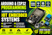 do arduino programming, esp32 coding, hardware prototype and iot embedded system