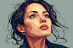 draw your high quality vector portrait