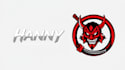 design unique hannya katana logo with new creative concepts