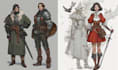 create a unique dnd character design and fantasy rpg character art