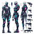design a professional character turnaround sheet