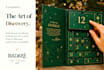 design custom christmas advent calendar box packaging