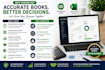 do bookkeeping in quickbooks online and microsoft excel