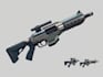 do custom creative concept art of weapon illustration
