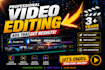 edit video ads for amazon, facebook and google