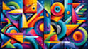 create unique digital abstract art