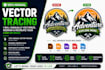 manually vectorize, redraw, trace, recreate your logo