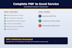 convert pdf to excel data entry