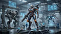 draw high quality robot, mecha concepts