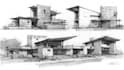 do architecture sketches in high quality