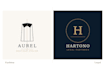 design a minimalist flat logo for your brand
