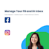 manage your facebook and instagram inbox and reply fast