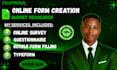 create responsive jotform, typeform, google forms, online form