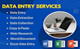 be your virtual assistant for data entry data mining copy paste