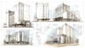 create urban sketches and architectural illustrations
