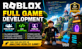 develop roblox full game, roblox map, lua scripting and roblox developer