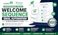 setup mailerlite welcome sequence brevo email automation subscriber flow