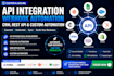 custom API integration, webhook automation, CRM sync and rest API solutions