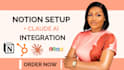 create a notion crm for hubspot, zoho crm expert for zoho setup automation