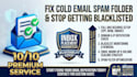 audit your cold email deliverability and fix spam folder issues