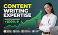 blog posts and article writing