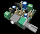 design audio electronics circuits schematics, and printed circuit boards