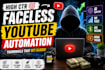 design high CTR faceless youtube automation thumbnails