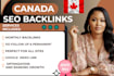 build high quality canada SEO backlinks
