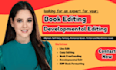 developmental edit, copy edit, format and proofread fiction, and christian book