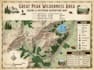 design hiking map travel map, trail map outdoor adventure location map