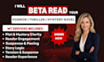 beta read your horror thriller or mystery novel