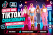 create viral tiktok choreography, dance challenges, and trending dance videos