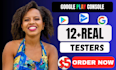 provide 12 testers 20 testers 25 testers for real client experience testers