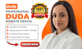 design responsive duda website, redesign, customize, landing page and fix bugs