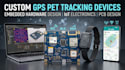 design smart gps pet collar and tracking hardware