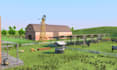 do custom 3d poultry farm, chicken house, livestock facility design, hatchery