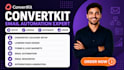 setup convertkit newsletter convertkit email sequence kit landing page expert