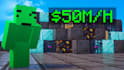 make a high quality donut smp minecraft thumbnail