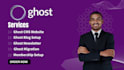 customize your ghost cms website ghost cms ghost newsletter ghost blog website