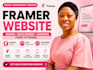 framer website, framer website design, framer landing page, framer website
