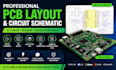 design professional pcb layout and circuit schematic