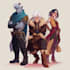 dnd character art and dnd character art