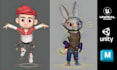do blender character rigging by a professional rigger to ready animation