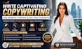 write captivating copywriting SEO website content and faq that converts