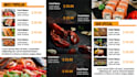 design digital menu, digital menu board
