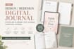 design redesign digital journal hyperlink planner kdp journal christian journal
